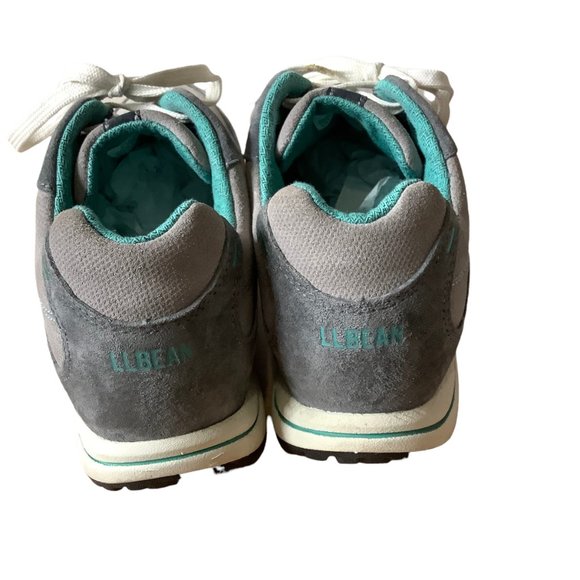 LL BEAN Women's Suede Leather Oxford Hiking Trail Gray Shoes Size 8M 296… - Picture 5 of 7